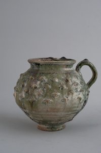 Copa con decoración de barbottino